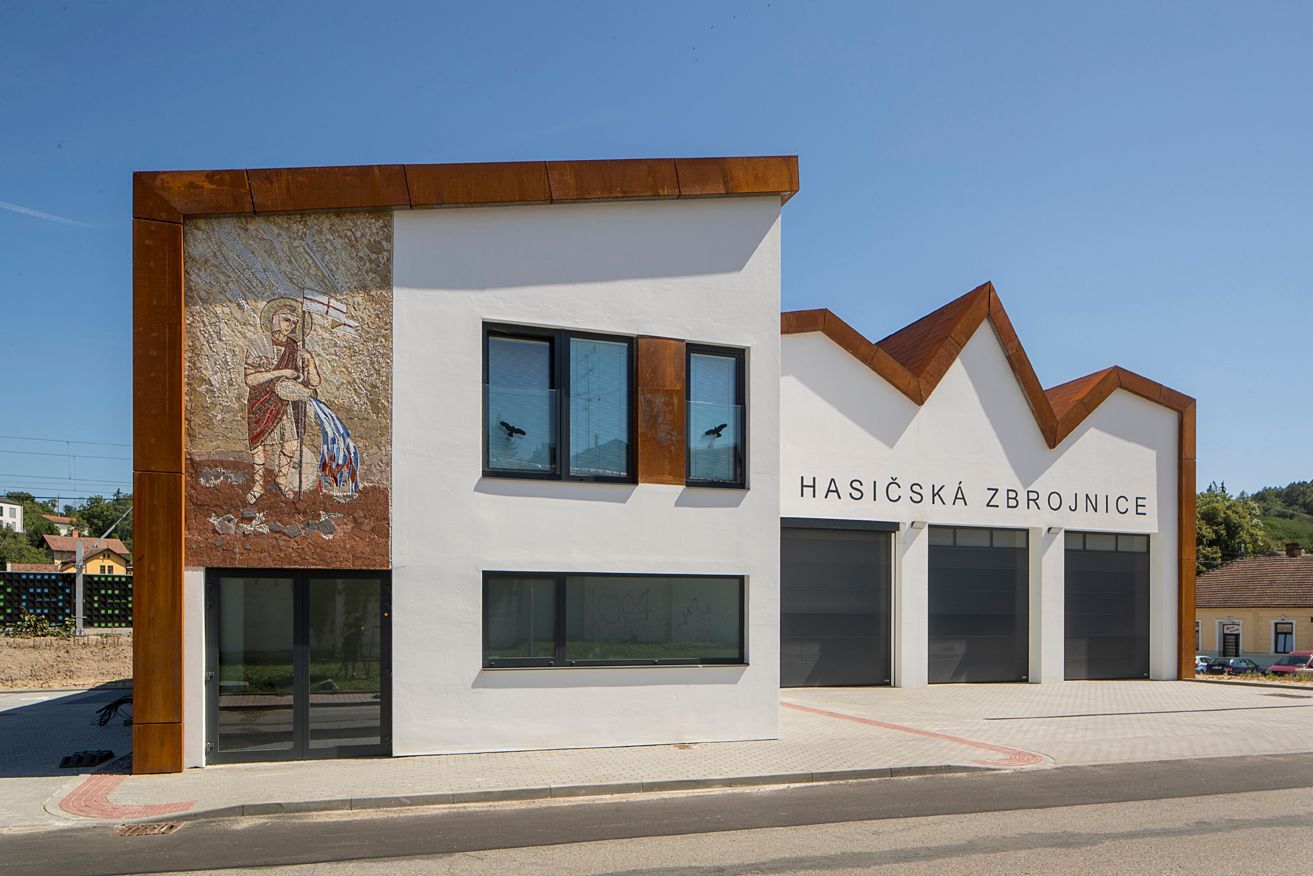 hasičská stanice, architektura, stavba, hasiči