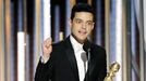 Rami Malek získal Zlatý glóbus za ztvárnění Freddieho Mercuryho ve filmu Bohemian Rhapsody.