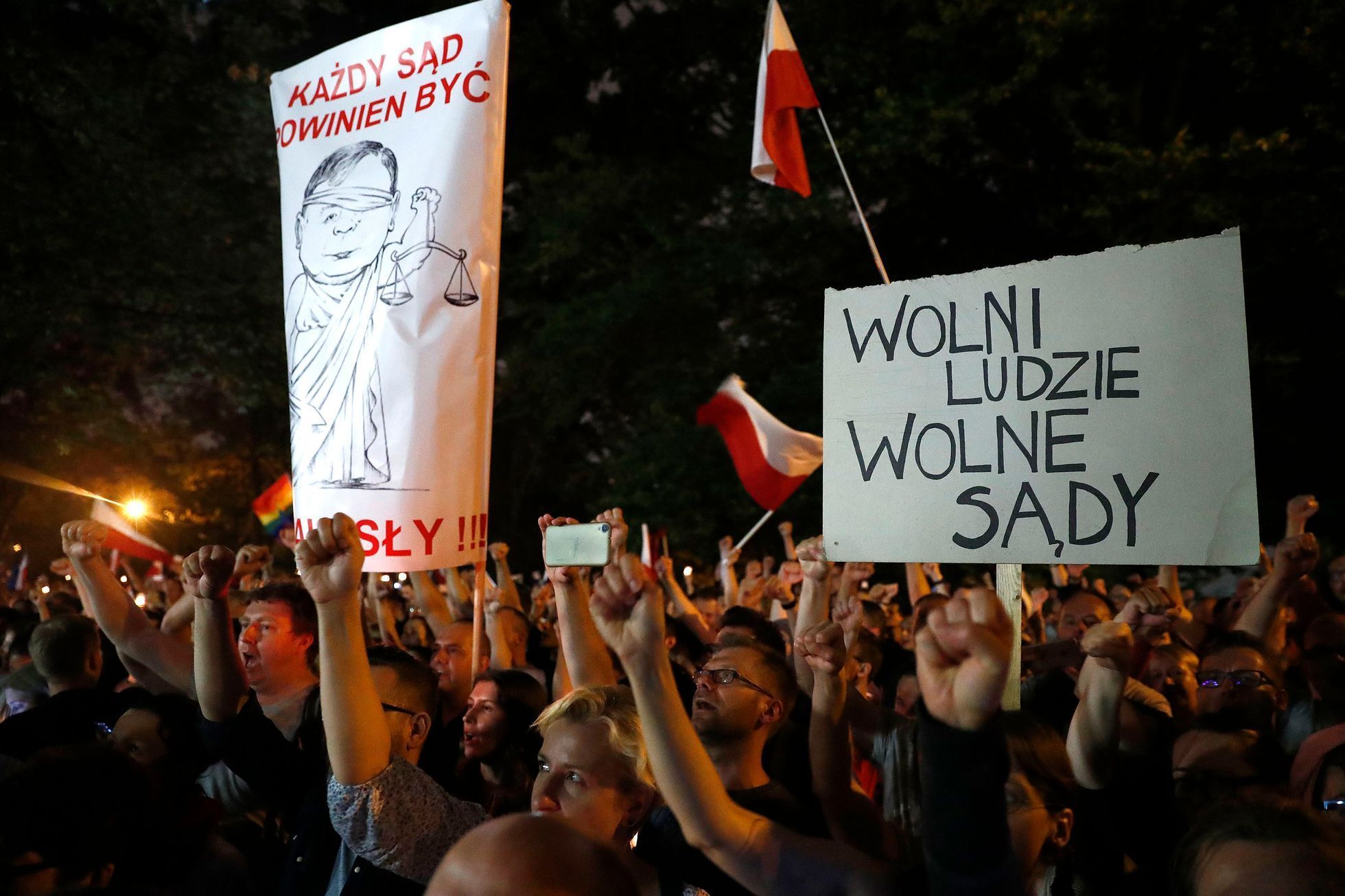 Polsko protestuje proti soudní reformě
