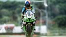 Oliver König v závodě MS superbiků v Indonésii 2021