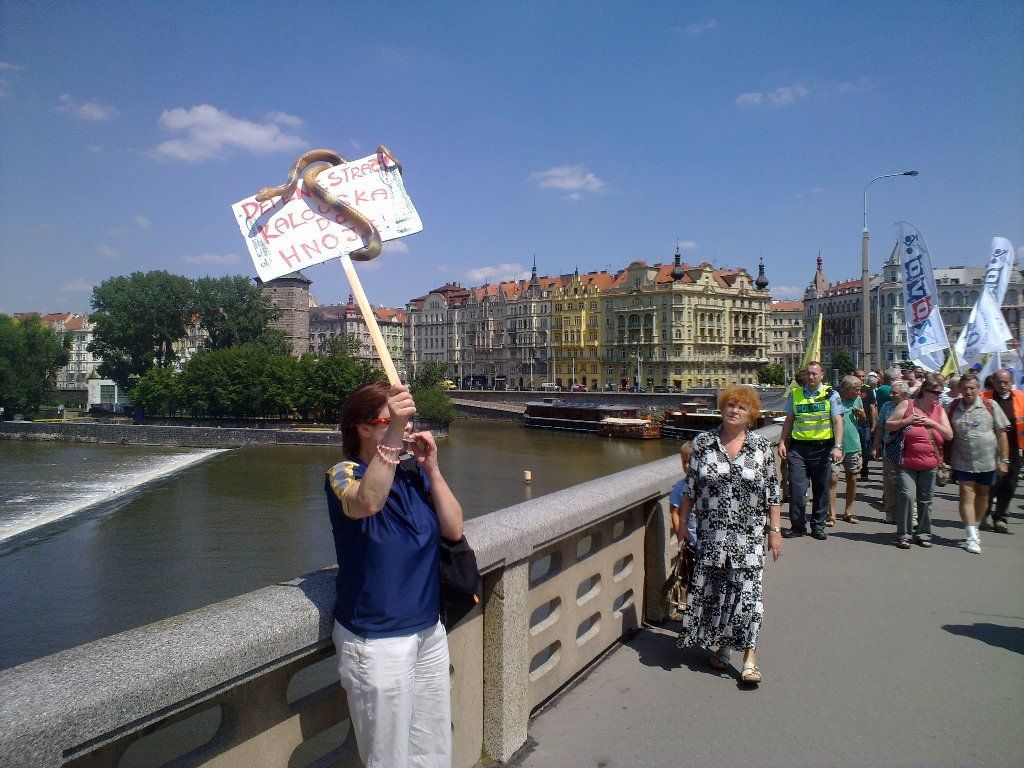 Odbory protestují protí zdravotní reformě