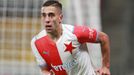 Ondřej Lingr v zápase 13. kola F:L Slavia - Plzeň