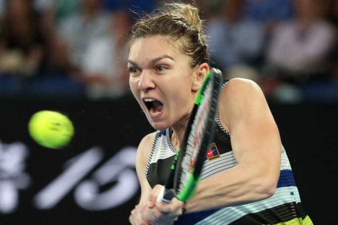 Simona Halepová ve čtvrtém kole Australian Open 2019