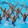 Reprezentantky Japonska při synchronizovaném plavání