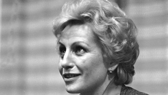 Věra Čáslavská v roce 1983.
