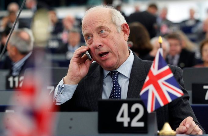 Britský europoslanec Godfrey Bloom (UKIP)