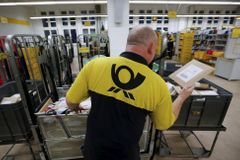 Pracovníci německé pošty zahájili časově neomezenou stávku