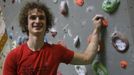 Horolezec Adam Ondra po návratu z Dawn Wall