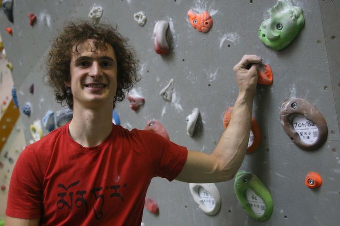 Horolezec Adam Ondra po návratu z Dawn Wall