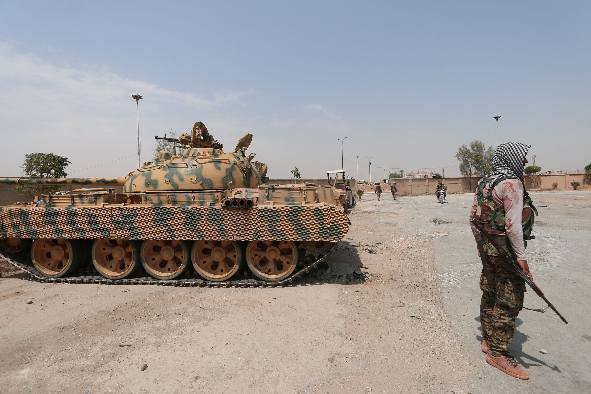 Syrští Kurdové bojují ve městě Hasaká s vojáky prezidenta Bašára Asada.