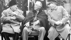 Jalta 1945 Churchill Roosevelt Stalin