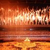 Ohňostroje na závěr slavnostního zahájení olympiády v Tokiu 2020