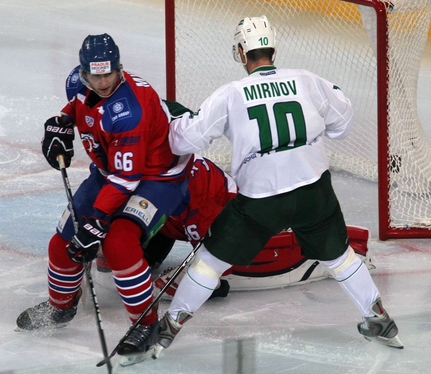 Hokejisté HC Lev Praha v přípavě