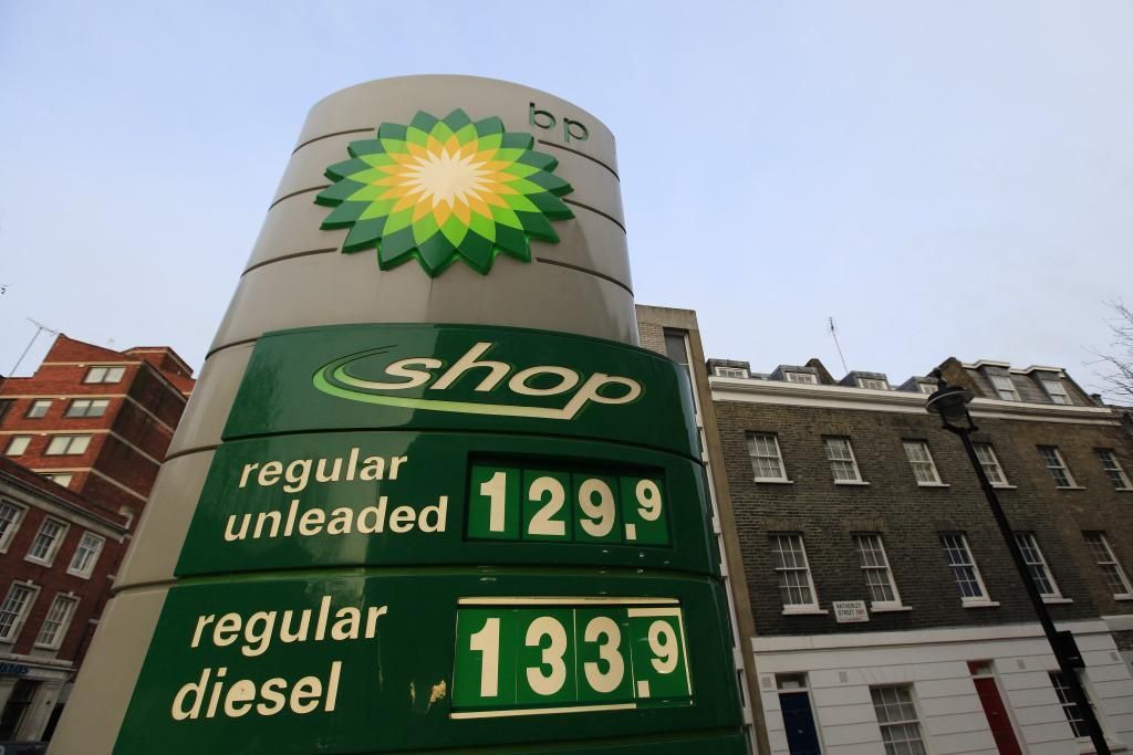 BP - British Petroleum, benzin, nafta, ropa