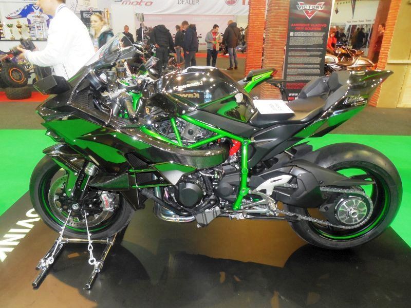 Výstava motocyklů Holešovice 2015 - Kawasaki Ninja H2R