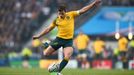 Australia's Bernard Foley kicks Reuters / Dylan Martinez Livepic