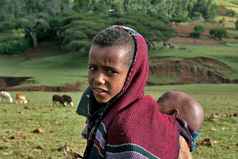 Afrika Etiopie sestra matkou