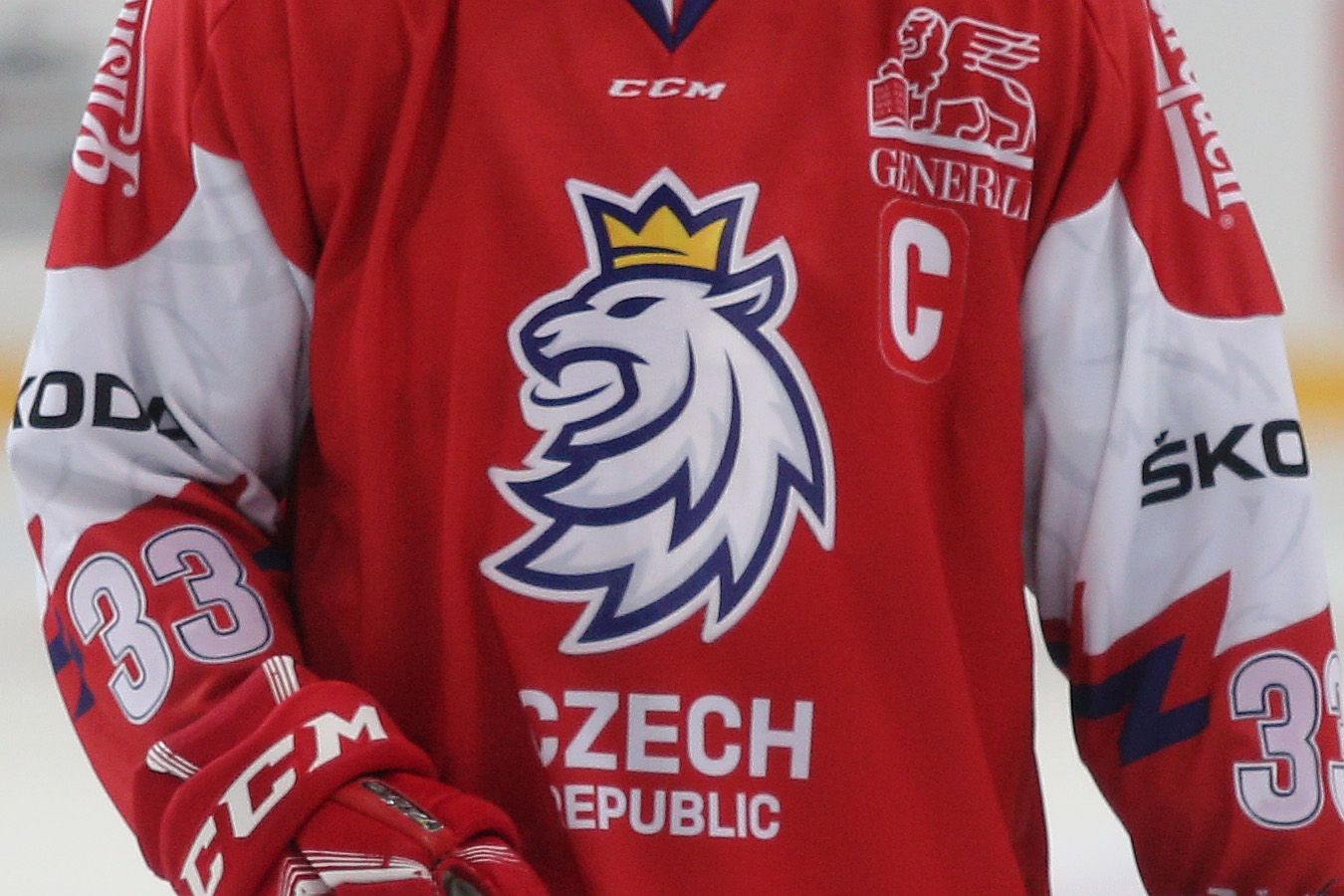Jakub Nakládal v zápase Karjala Cupu Česko - Švédsko.