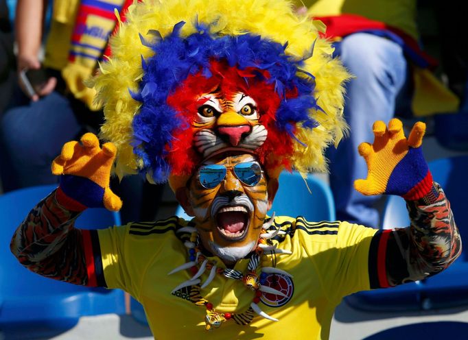 Copa América 2015: fanoušek Kolumbie