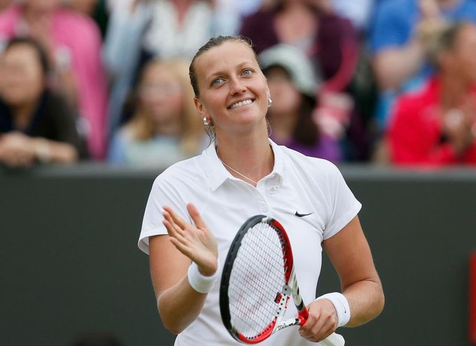 Petra Kvitová postoupila do čtvrtfinále Wimbledonu 2014