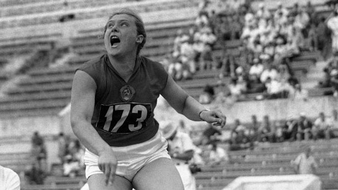 Tamara Pressová na olympijských hrách v Římě v roce 1960