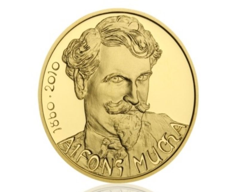 Pamětní medaile - Alfons Mucha