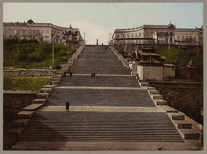 Ukrajina na historických barevných fotografiích z let 1890 - 1900. Fotochromové tisky, Library of Congress