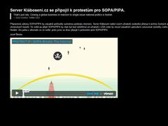 Klaboseni.cz stávkuje proti SOPA