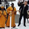 Německý zpěvák a herec Herbert Gronemeyer spolu s duem z Mali Amadou a Mariam
