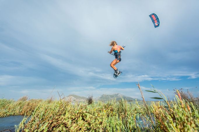 Paula Novotná, kitesurfing, kiteboarding