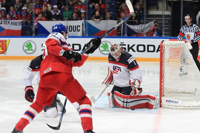 MS 2016, Česko-USA: Robert Kousal - Keith Kinkaid