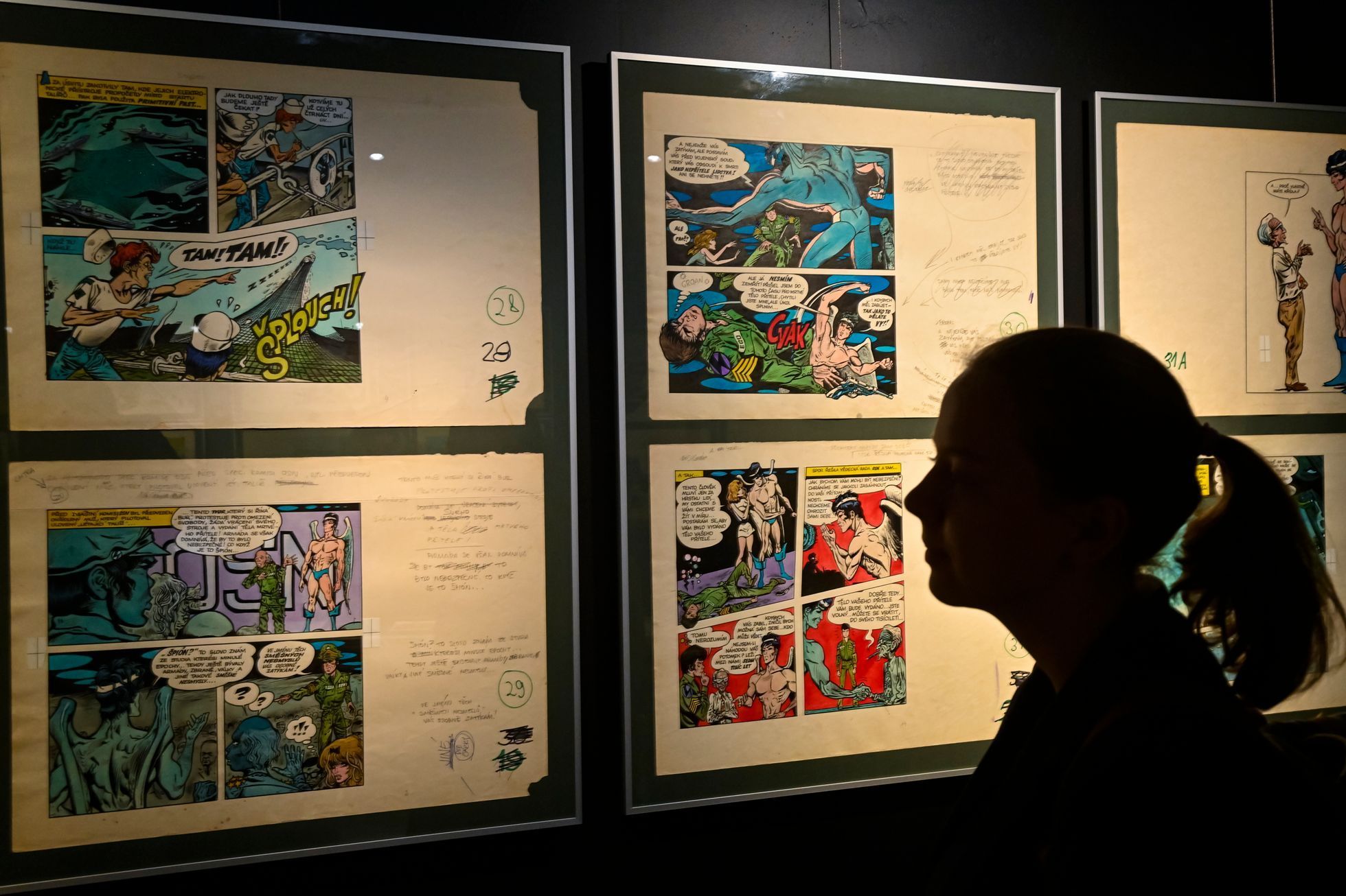 Kája Saudek: Muriel a andělé, Tančící dům, výstava, 2022