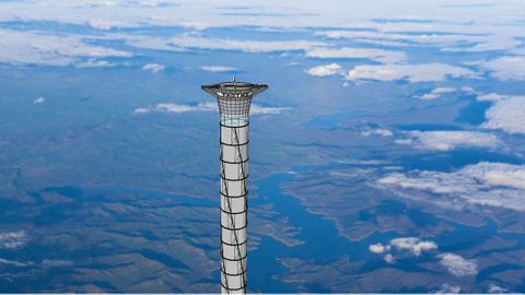 20 km vysoká věž má sloužit pro vysílání raket do vesmíru