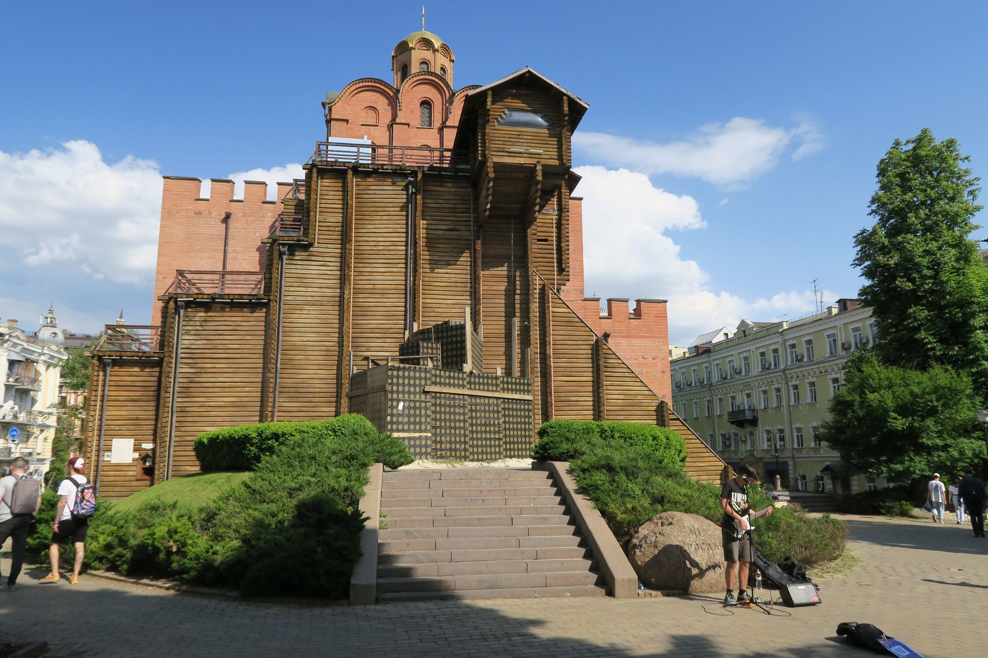 Ukrajina Kyjev ostřelování