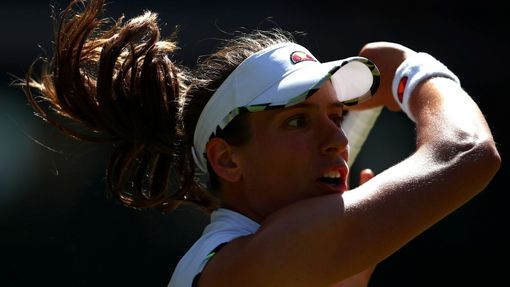 Johanna Kontaová na Wimbledonu 2019