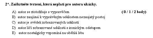 Test - gympl - humanitní část - ot. 2