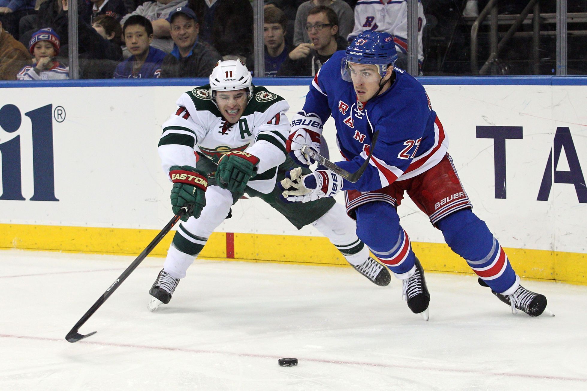 NHL: Minnesota Wild vs New York Rangers (Parise a McDonagh)