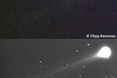 Nový nebeský návštěvník. Kometu s ohonem přes půl oblohy potvrdil český astronom