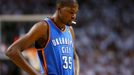 Basketbalista Kevin Durant ve finále play-off NBA proti Miami.