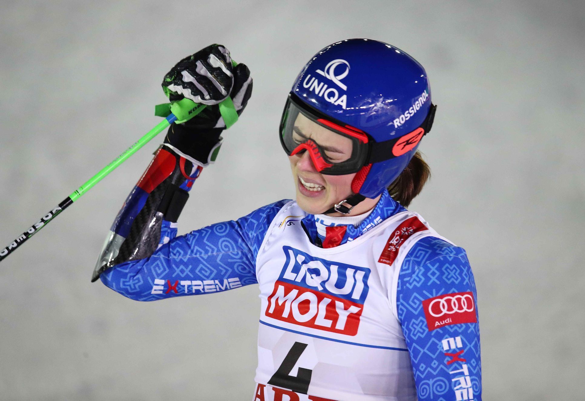 Petra Vlhová v obřím slalomu na MS 2019