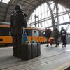 Foto / Hlavní nádraží v Praze / Uprchlické centrum v budově správy železnic / Ukrajina / 3. 2. 2022