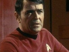 James Doohan ztvárnil roli Scottyho, inženýra na hvězdné lodi Enterprise