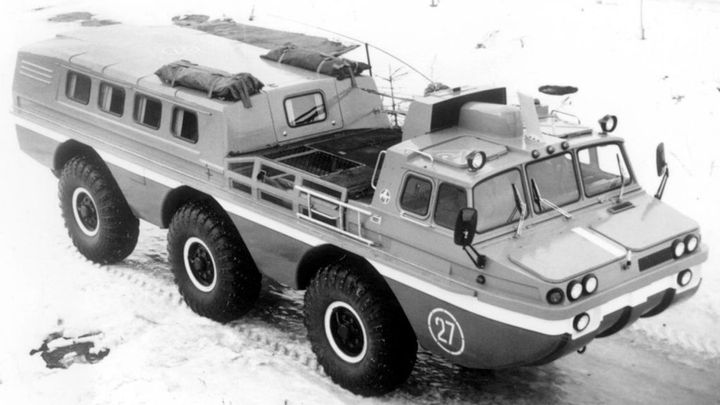 Mamutí nákladní ZiL zachraňoval kosmonauty. Modrý pták projel i skoro nemožné; Zdroj foto: ZiL