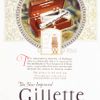 Jednorázové užití / Fotogalerie / Gillette / Před 120 lety požádal americký vynálezce King Camp Gillette o první patent na holicí strojek s vyměnitelnými čepelkami.