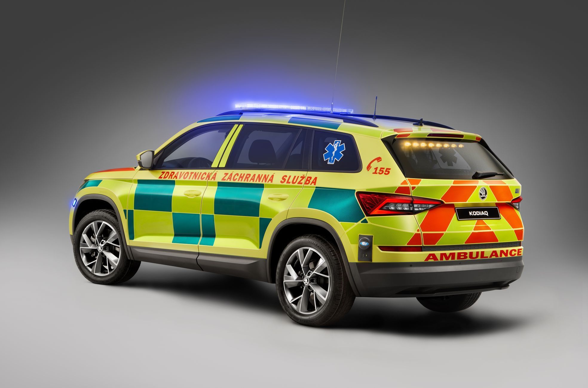 Záchranářské vozidlo Škoda Kodiaq