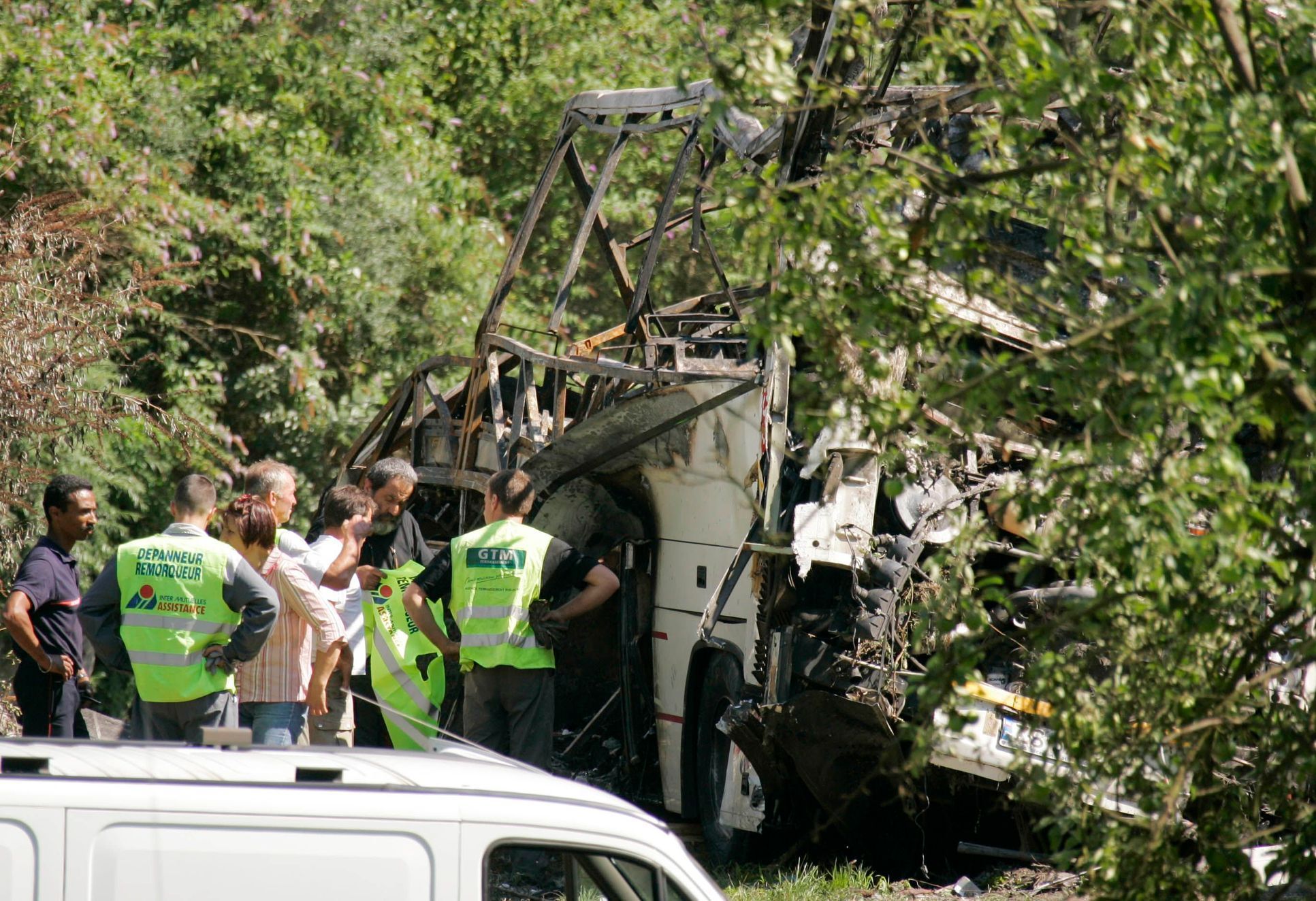 Nehoda polského autobusu ve Francii