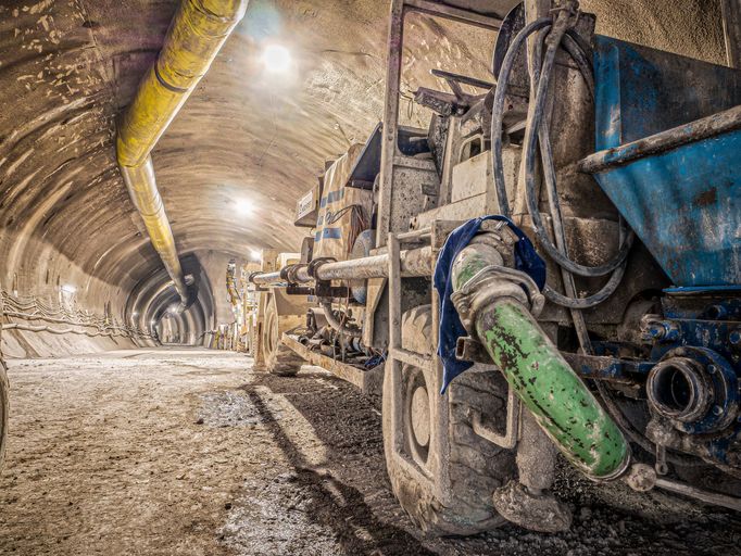 Geologický průzkum pro metro D - lokalita VO-OL mezi ulicemi Na Strži a Jankovská.