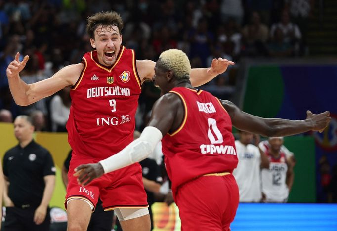 Němci slavi postup do finále na MS v basketbale 2023