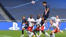 Marquinhos dává gól v semifinále LM Lipsko - Paris St. Germain