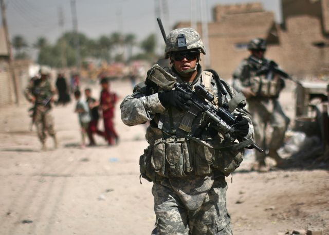 Irák USA voják